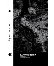 Защитная гидрогелевая пленка BLADE Hydrogel Screen Protection (Print_Plotter) back Cities of Ukraine series Zaporizhzhia