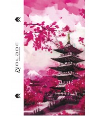 Защитная гидрогелевая пленка BLADE Hydrogel Screen Protection (Print_Plotter) back Japan series Sakura