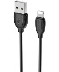 Кабель Borofone BX19 Benefit USB to Lightning 1m Black (BX19LB)