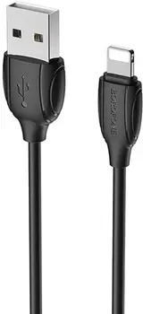 Кабель Borofone BX19 Benefit USB to Lightning 1m Black (BX19LB)