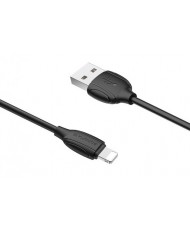 Кабель Borofone BX19 Benefit USB to Lightning 1m Black (BX19LB)