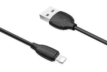 Кабель Borofone BX19 Benefit USB to Lightning 1m Black (BX19LB)