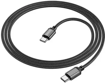 Кабель Borofone BX87 Sharp USB Type-C Type-C 3 A 60 W 1m Black (BX87CCB)