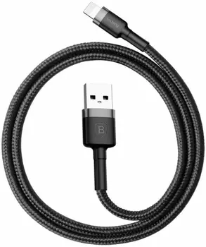 Кабель Baseus Cafule Cable Type-A to Lightning 2.4A 1m Black (CALKLF-BG1)
