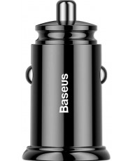 Зарядний пристрій Baseus Circular Plastic USB, Type-C PD3.0, QC4.0, black (CCALL-YS01)