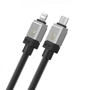 Кабель Baseus CoolPlay Series Fast Charging Cable Type-C to Lightning (1m) Black (CAKW000001)