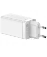 Зарядний пристрій Baseus GaN3 Pro 2USB-C+1USB-A 65W White (CCGP050102)