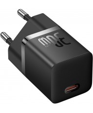Сетевое зарядное устройство Baseus GaN5 Fast Charger (mini) 1C 30W EU Black (CCGN070401)
