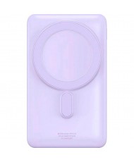 Зовнішній аккумулятор (повербанк) Baseus Magnetic Bracket Wireless 10000mAh 20W Purple (PPCX080005)