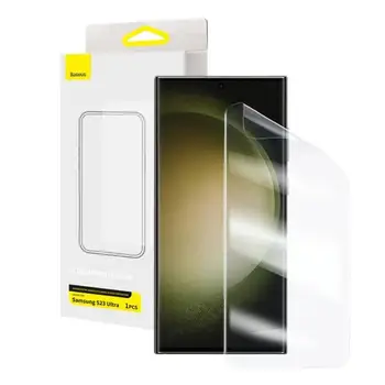 Захисна плівка для смартфону Baseus NanoCrystal Series UV Curing Screen Protector для Samsung Galaxy S23 Ultra Clear (P6001510A201-01)