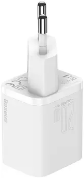 Зарядное устройство Baseus Super Si Quick Charger 1C 20W EU White (CCSUP-B02)