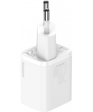Зарядний пристрій Baseus Super Si Quick Charger 1C 20W With Simple Wisdom Data Cable Type-C to Lightning 1m White (TZCCSUP-B02)