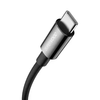 Кабель Baseus Superior Series SUPERVOOC Type-A to Type-C 65W 1m Black (CAYS000901)