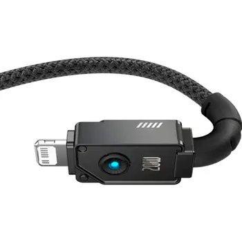 Дата-кабель Baseus Unbreakable Series Fast Charging Data Cable Type-C to Lightning 20W (1m) Black (P10355803111-00)
