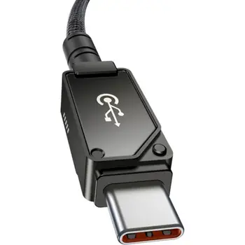 Дата-кабель Baseus Unbreakable Series Fast Charging Data Cable Type-C to Lightning 20W (1m) Black (P10355803111-00)