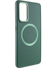 Чохол TPU Bonbon Metal Style with MagSafe для Samsung Galaxy S23 Army Green