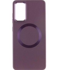 Чохол TPU Bonbon Metal Style with MagSafe для Samsung Galaxy S23 FE Plum