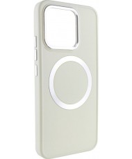 Чехол TPU Bonbon Metal Style with MagSafe для Xiaomi 14 White