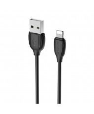 Кабель Borofone BX19 Benefit USB to Lightning 1m Black (BX19LB)