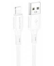 Кабель Borofone BX80 USB to Lightning 1m White