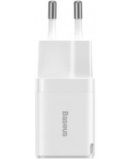 Мережевий зарядний пристрій Baseus GaN3 Fast Charger USB-C 30W EU White (CCGN010102)