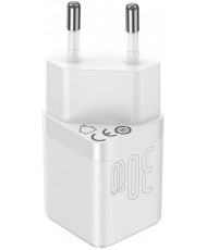 Мережевий зарядний пристрій Baseus GaN3 Fast Charger USB-C 30W EU White (CCGN010102)