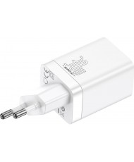 Зарядний пристрій Baseus Super Si Pro Quick Charger C+U 30W White (CCSUPP-E02)