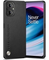 Чехол CODE Tactile Experience Leather Case для OnePlus Nord N20 Black