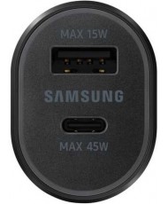 Автомобільне зарядне пристрій Samsung Super Fast Dual Charger Black (EP-L5300XBE) 