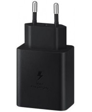 Мережевий зарядний пристрій Samsung 45W PD Compact Power Adapter (with Type-C cable) Black (EP-T4510XBE) (EU)