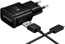 Сетевое зарядное устройство Samsung EP-TA20EBEC + Type-C Cable Black (EU)