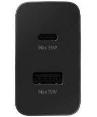Сетевое зарядное устройство Samsung 35W PD Power Adapter Duo Black (EP-TA220NBEGRU) (EU)