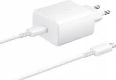 Сетевое зарядное устройство Samsung 45W Travel Adapter (with Type-C cable) White (EP-TA845XWE) (EU)