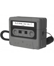 Чехол Elago Cassette Tape Case for Airpods Pro 2nd Gen Black (EAPP2TAPE-BK+STR-BK)