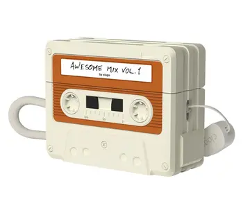 Чехол Elago Cassette Tape Case for Airpods Pro 2nd Gen White (EAPP2TAPE-CWHRD+STR-IV)