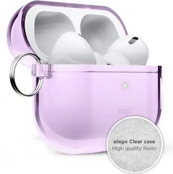 Чохол Elago Clear Hang Case for Airpods Pro 2nd Gen Lavender (EAPP2CL-HANG-LV)