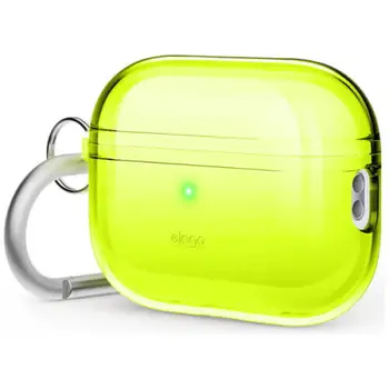 Чохол Elago Clear Hang Case for Airpods Pro 2nd Gen Neon Yellow (EAPP2CL-HANG-NYE)