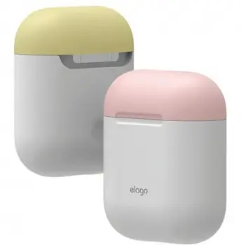 Чохол Elago Duo Case White/Pink/Yellow for Airpods (EAPDO-WH-PKYE)