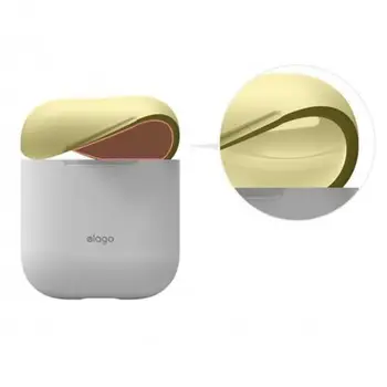 Чохол Elago Duo Case White/Pink/Yellow for Airpods (EAPDO-WH-PKYE)