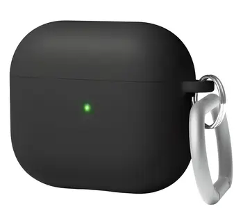 Чохол Elago Liquid Hybrid Case with Keychain for Airpods 3rd Gen Black (EAP3RH-HANG-BK)