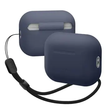 Чохол Elago Silicone Basic Case with Nylon Lanyard for Airpods Pro 2nd Gen Jean Indigo (EAPP2SC-BA+ROSTR-JIN)