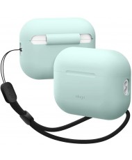 Чехол Elago Silicone Basic Case with Nylon Lanyard for Airpods Pro 2nd Gen Mint (EAPP2SC-BA+ROSTR-MT)