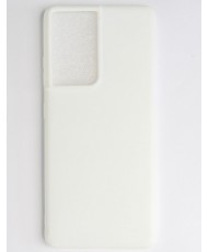 Чехол Epik Silicone Case для Samsung Galaxy S21 Ultra White