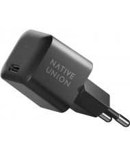 Сетевое зарядное устройство Native Union Fast GaN Charger PD 30W USB-C Port Black (FAST-PD30-2-BLK-EU)