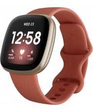 Смарт-часы Fitbit Versa 3 Pink Clay/Soft Gold Aluminum (FB511GLPK)