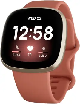 Смарт-часы Fitbit Versa 3 Pink Clay/Soft Gold Aluminum (FB511GLPK)
