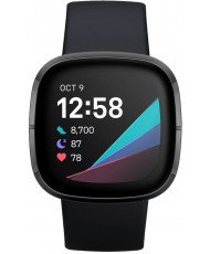 Смарт-часы Fitbit Sense Carbon/Graphite Stainless Steel (FB512BKBK)