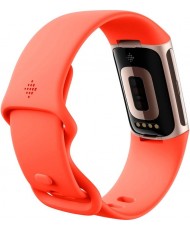 Фитнес-браслет Fitbit Charge 6 Coral / Champagne Gold Aluminum