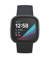 Смарт-часы Fitbit Sense Carbon/Graphite Stainless Steel (FB512BKBK)