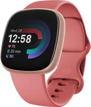 Смарт-часы Fitbit Versa 4 Pink Sand/Copper Rose (FB523RGRW)